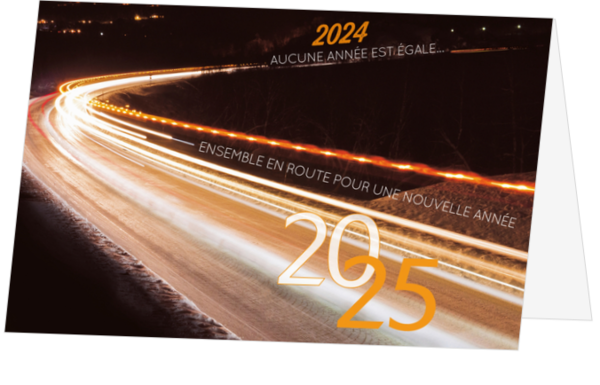 Carte de Vœux - En route vers 2025