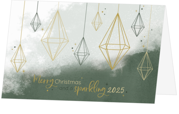 Kerstkaart - Sparkling 2025