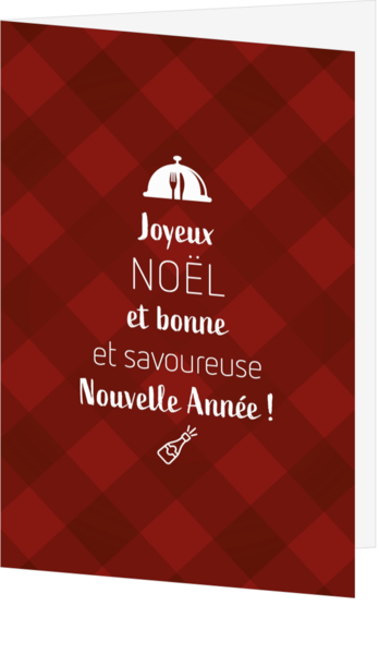 Carte de Vœux - Noël savoureux