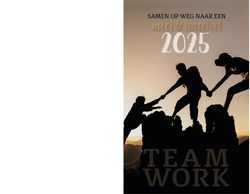 Kerstkaart   Teamwork 2025 Achterkant/Voorkant